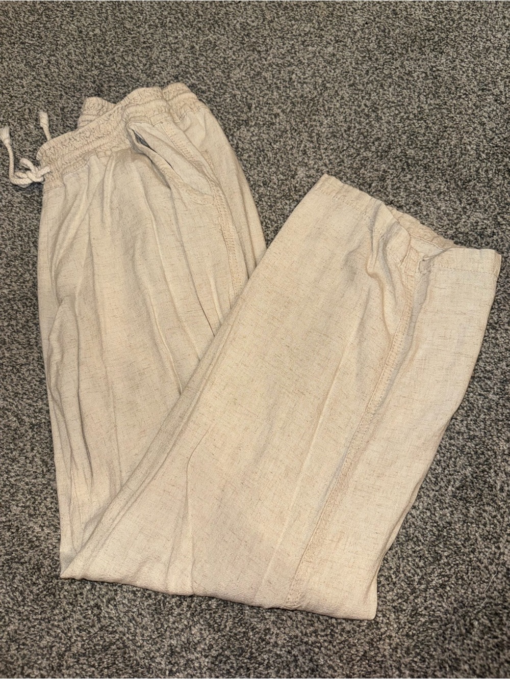 Linen blend women’s pants
